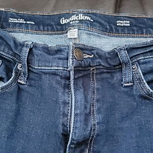 Goodfellow & Co men's blue jeans athletic 36×32